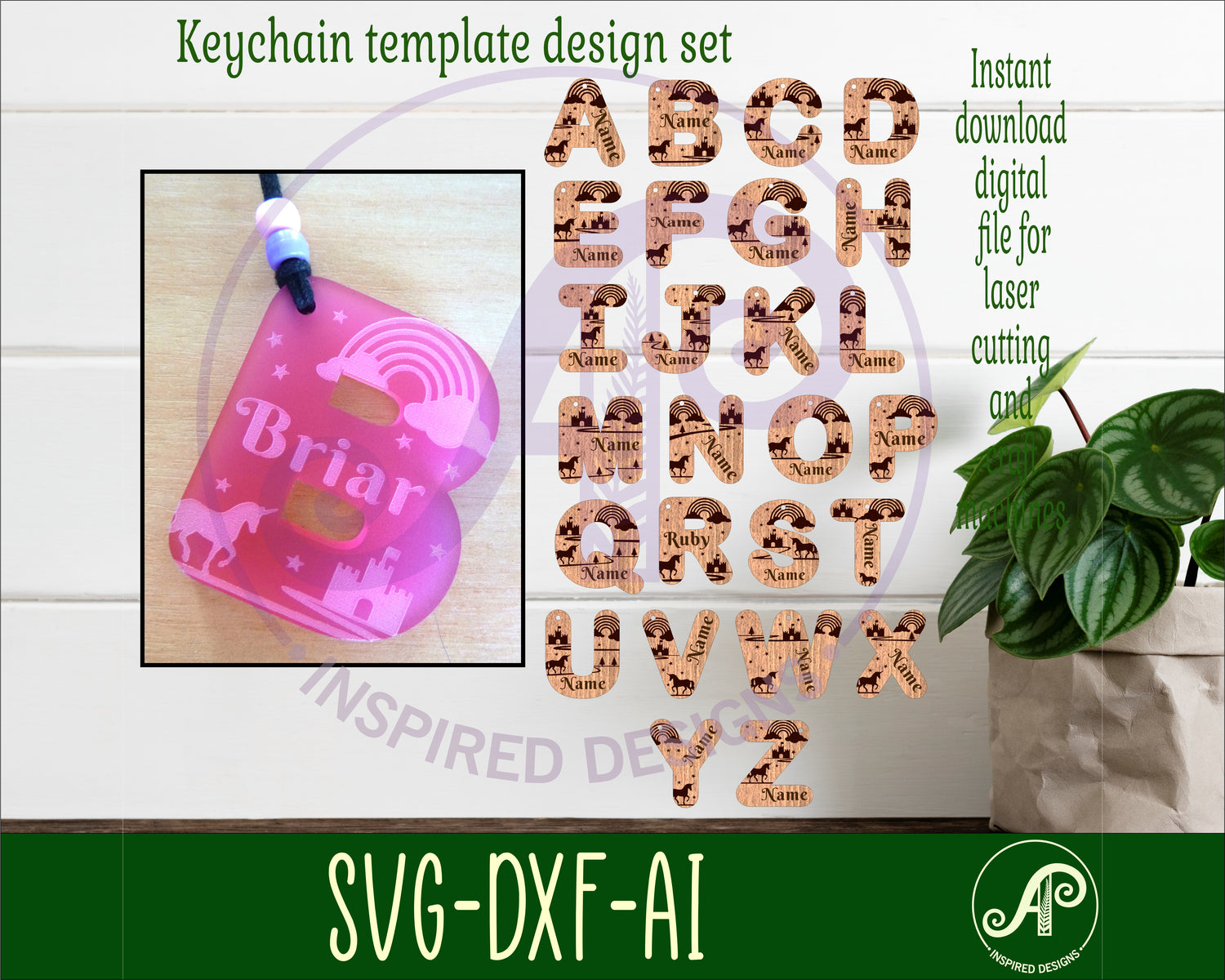 Key chain/ Bag tag designs