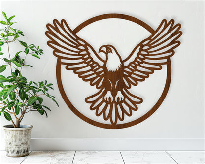 Eagle wall sign design SVG / DXF / AI / PDF / CDR