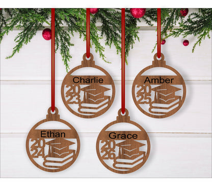 Graduate Christmas Ornament SVG laser cut files