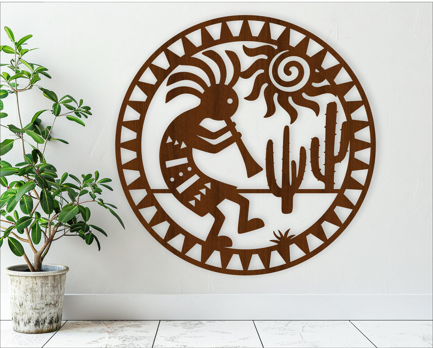 Kokopelli wall sign design SVG / DXF / AI / PDF / CDR