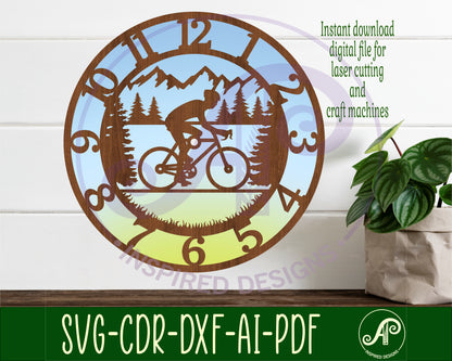 Cycling clock template design