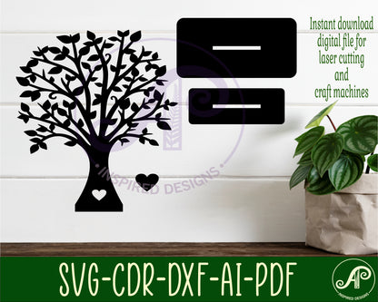 Family tree stand design SVG / DXF / AI / PDF / CDR