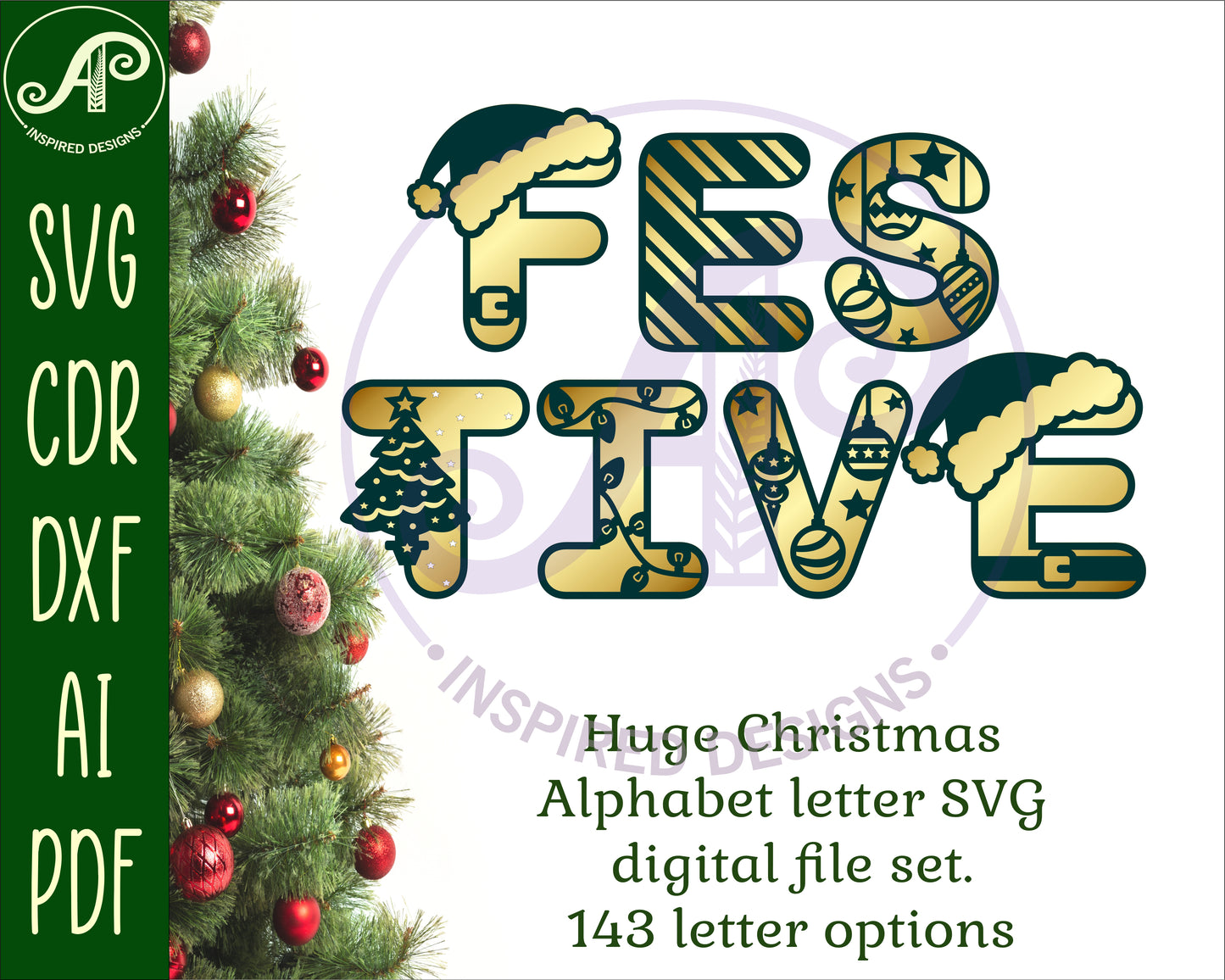 Christmas bulk sets alphabet letter set.  143 letter options