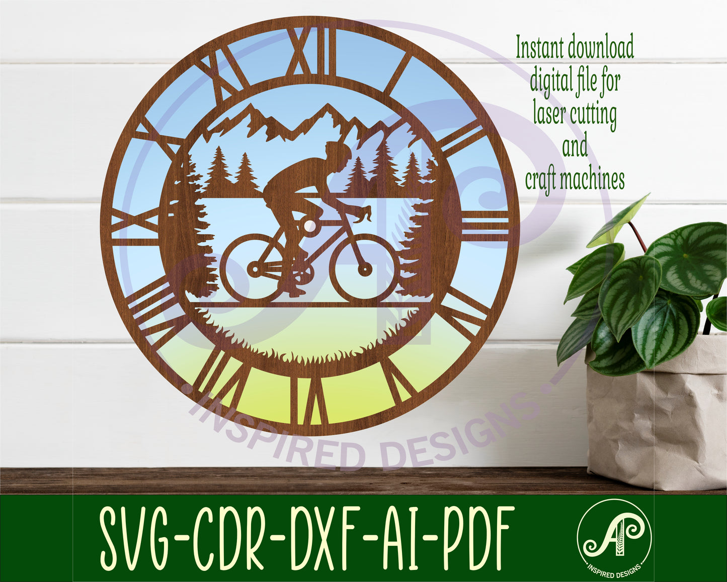 Cycling clock template design