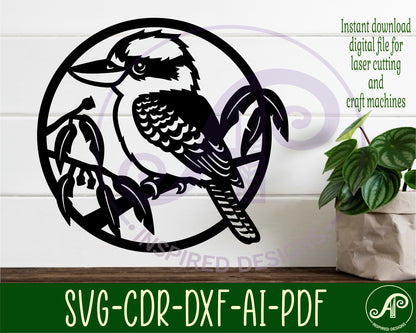 Kookaburra wall sign design SVG / DXF / AI / PDF / CDR