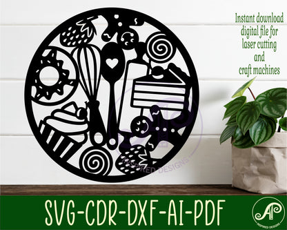 Baking wall sign design SVG / DXF / AI / PDF / CDR