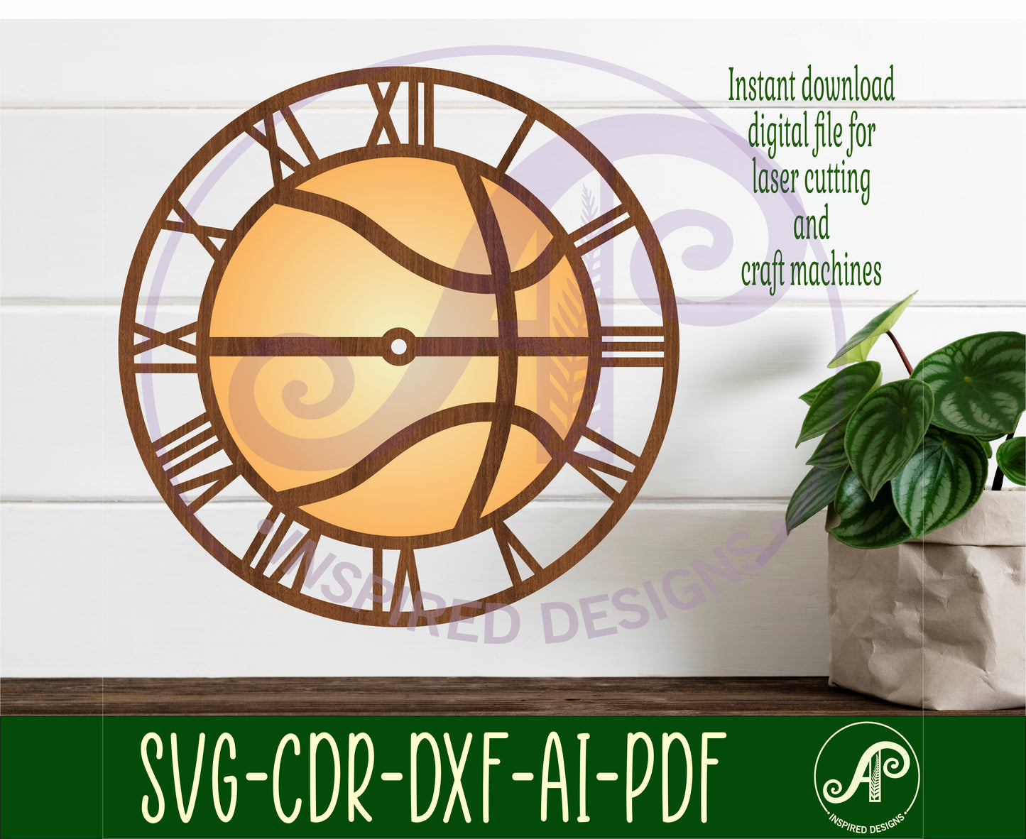 Basketball clock template design