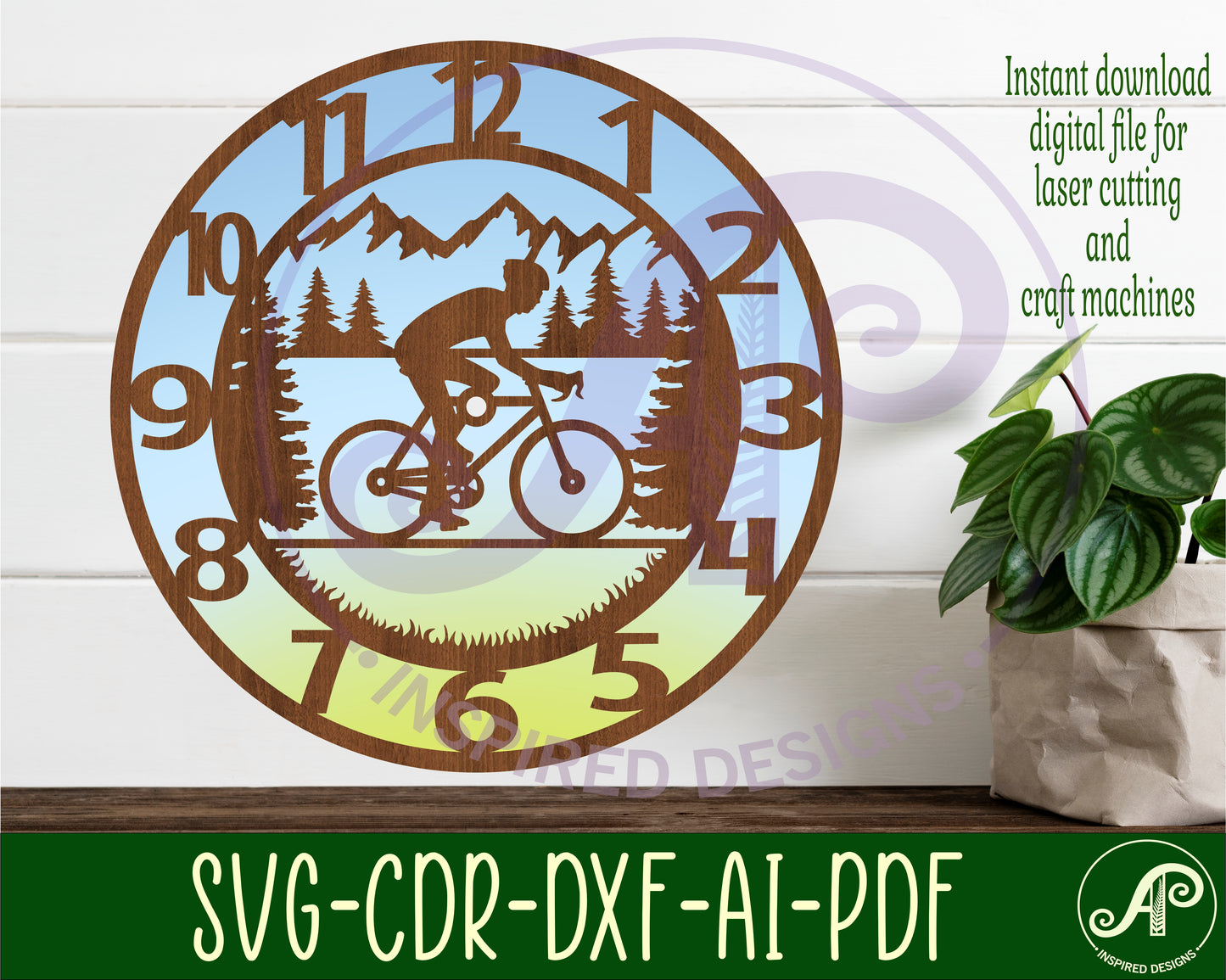 Cycling clock template design