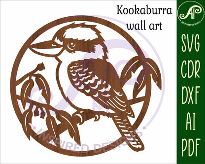 Kookaburra wall sign design SVG / DXF / AI / PDF / CDR