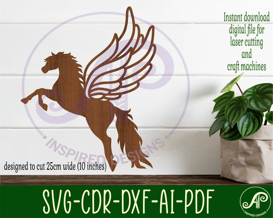 Pegasus wall sign design SVG / DXF / AI / PDF / CDR