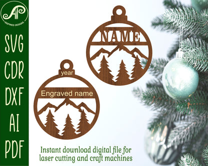 Outdoors ornament design SVG / DXF / AI / PDF