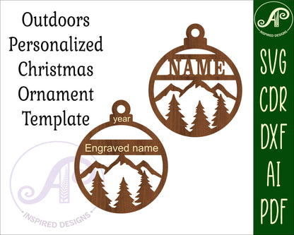 Outdoors ornament design SVG / DXF / AI / PDF