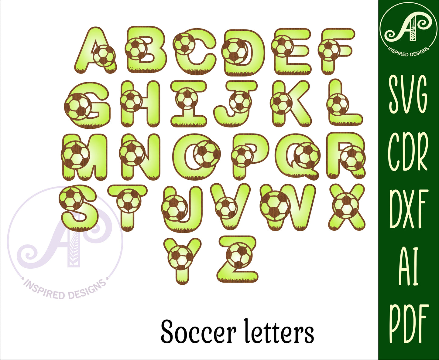 Huge Sports bulk alphabet letter set. 182 letter options