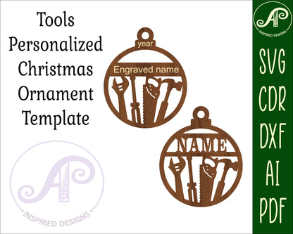 Tools ornament design SVG / DXF / AI / PDF