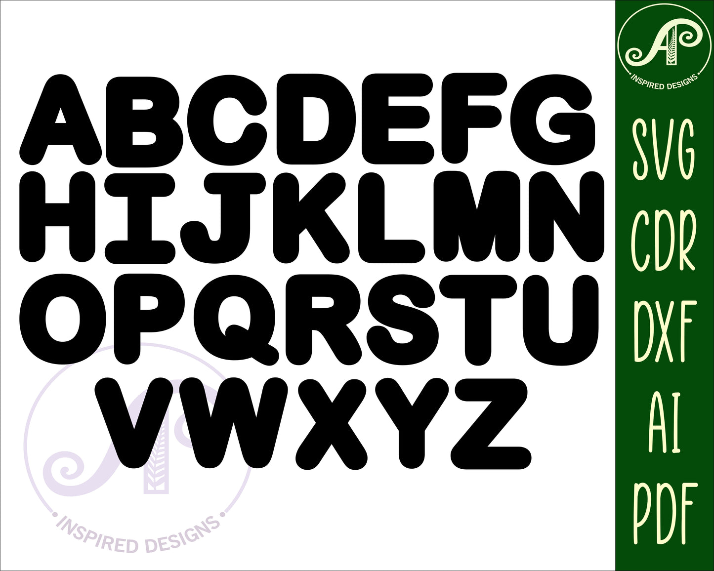 Zebra / Tiger print alphabet letter set. 26 letter options