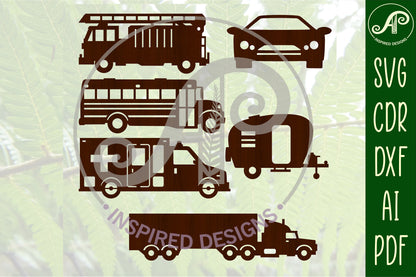 Vehicle designs, 31 silhouette shapes