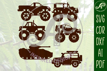 Vehicle designs, 31 silhouette shapes