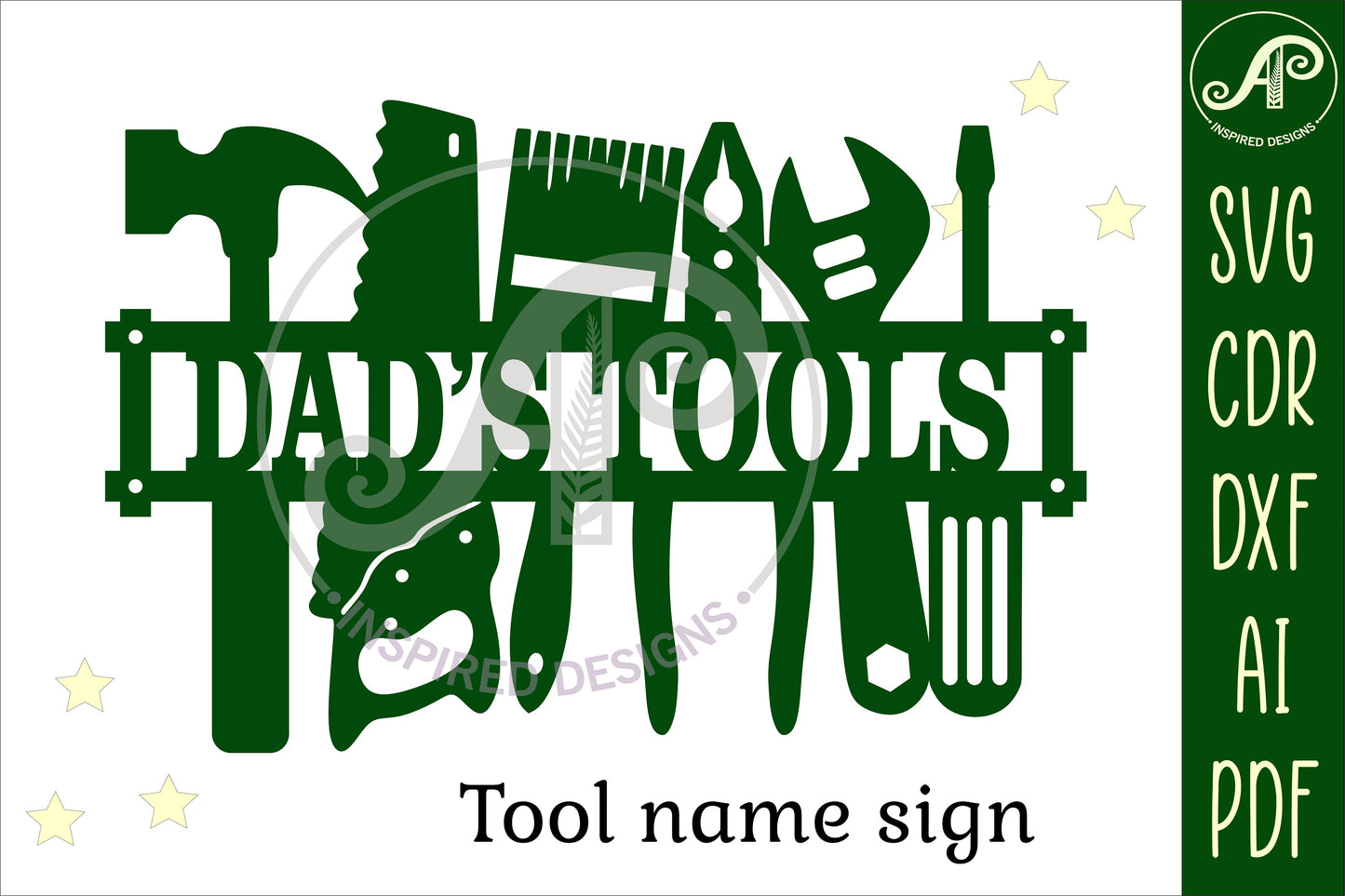 Tools shape name sign SVG / DXF / AI / PDF / CDR