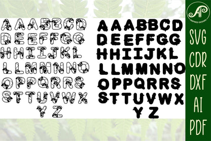 Gamer alphabet letter set. 44 letter options