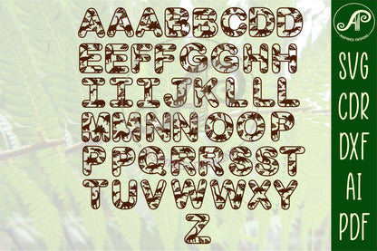 Dinosaur alphabet letter set. 47 letter options